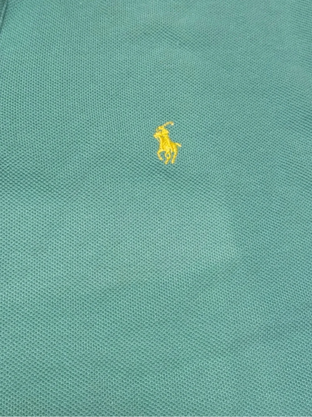 Ralph Lauren Polo in Seafoam Green with Yellow Pony